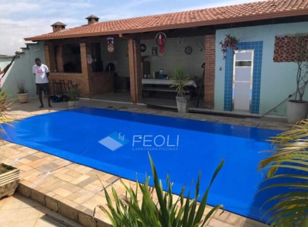 Capa de proteção em poliéster tramado com dupla camada de PVC para piscina - sob medida - Feoli Capas - Image 10