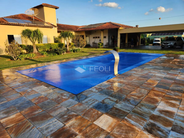 Capa de proteção em poliéster tramado com dupla camada de PVC para piscina - sob medida - Feoli Capas - Image 4