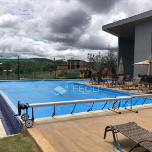 Capa térmica bolha para piscina – 500 micras - sob medida - Feoli Capas